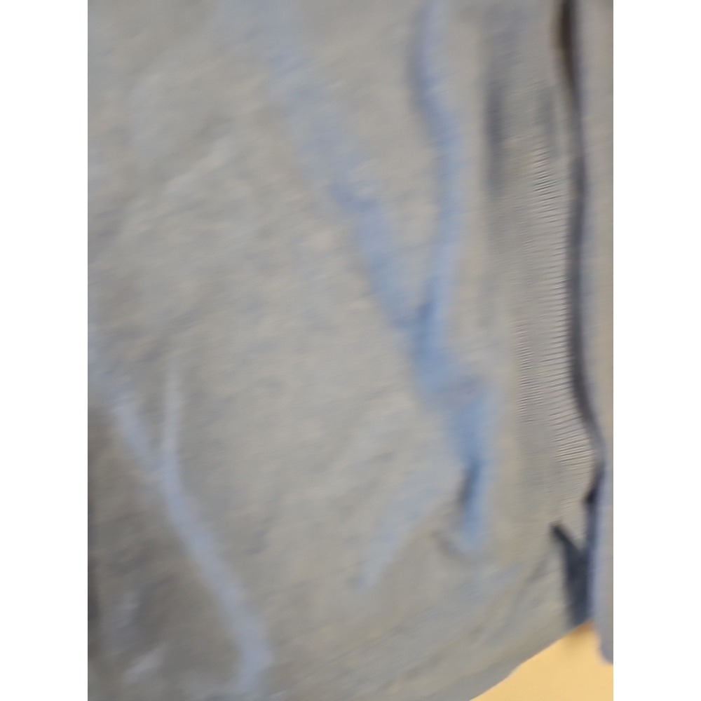 Vertical Design Blue 100 % Cashmere Turtle Neck Sweater‎ 2 Ply Cowlneck